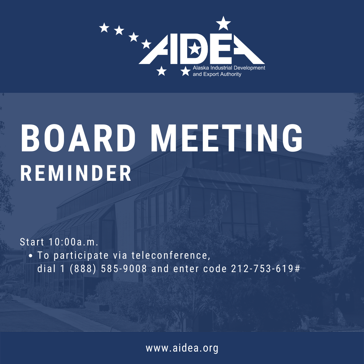 AIDEA Board Meeting